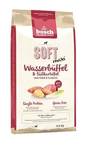 Bosch Tiernahrung bosch HPC SOFT Maxi Waterbuffel & Zoete Aardappel, Halfvochtig Hondenvoer Voor Volwassen Honden Van Grote Rassen, Eiwitrijk, Graanvrij