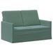 vidaXL Canapé 2 places vert d'eau 130 x 81 x 82 cm velours
