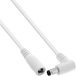 InLine 26955M câble d'alimentation Blanc 0,5 m DC 5,5 x 2,1 mm