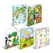 HERMA Mappen A4 kleuterschool set, 10 stuks, hoekspanner-mappen van karton met diermotief, elastiek, binnenflappen en binnendruk voor jongens, meisjes en kinderen