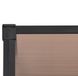 vidaXL Deurluifel 396x90 cm polycarbonaat zwart