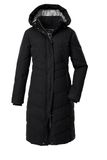 G.I.G.A. DX dames Gewatteerde jas/functionele jas in donslook met afritsbare capuchon GW 61 WMN QLTD CT, schwarz, 46, 43531-000