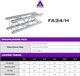 Altura FA34/H-300B vierkante truss 3 meter zwart