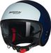 Nolan N21 06 Verniciatura Speciale 350 Diepblauw Zilver Mat Jethelm - Helm