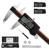 HARDELL Digitale schuifmaat 150 mm met groot lcd-scherm