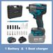 Braun 2-en-1 clé à chocs et visseuse - Sans balai - 21V - 480 Nm - 0-3200 coups/min - 0-2400 tr/min - Lithium-ion - Marron
