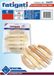 FATIGATI SRL Onderzetters voor bamboe, rond, 17 cm, 34699, zoals afgebeeld