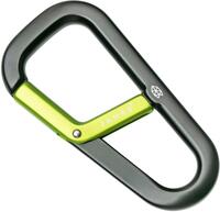 The James Brand The Hardin Black + Electric Moss Karabiner