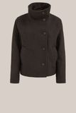 WE Fashion winterjas met wol - bruin