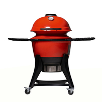 Kamado Joe Kettle Joe Charcoal Grill - 4 Zone Cooking - Stainless Steel Grates