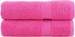 vidaXL - Badhanddoeken - SOLUND - 2 st - 600 g/m² - 70x140 cm - roze
