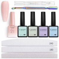 Canni - BIAB Set - 10-delig - Kleur 21 - HEMA-vrij - TPO-vrij - Builder in a bottle