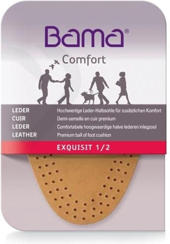 BAMA Comfort Exquisit Lederen Half zooltje maat 35/36