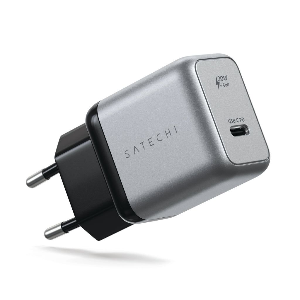 Satechi 30W USB-C PD Wall Charger - Black/Silver