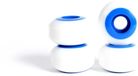 Yocaher Qball Roues de skateboard Blanc 52 x 31 mm