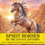 Native American Horse Coloring Book For Adults