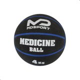 Medicijnbal 4KG - Zwart - Rubber
