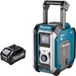 Makita MR 007 GM1 Radio de chantier rechargeable 12 - 40 V max. Bluetooth DAB+ USB + 1x batterie rechargeable 4.0 Ah