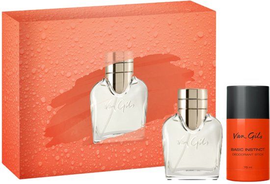 Van Gils Basic Instinct Eau de Toilette 40 ml + Deodorant Stick Geschenkset Heren
