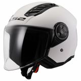 LS2 OF616 Airflow II Solid Gloss Wit 06 Jethelm - Helm