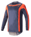 Alpinestars Maillot Techstar Arch 2023 Night Navy Hot Orange