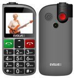 EVOLVEO EasyPhone FL czarny z podstawką ładującą