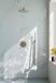 Fortifura Calvi inbouw regendoucheset – Ø25 cm hoofddouche – 35 cm gebogen wandarm – 1-stands staafhanddouche – vaste douchehouder – messing geborsteld