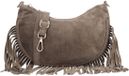 Charm London Elisa Sac bandoulière - Suède - Cuir - Taupe