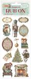 Stamperia Alice in Christmas Rub-on 4x8,5 Inch Soldats (DFLRB183)