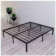 Dreamzie Metalen Bedframe 150x200 x 36 cm - 150x200 cm Metalen Onderstel voor Bed - Voor Tweepersoonsbedden of Matrassen - Stevige, eenvoudige montage, grote opbergruimte - Zwart Bedframe