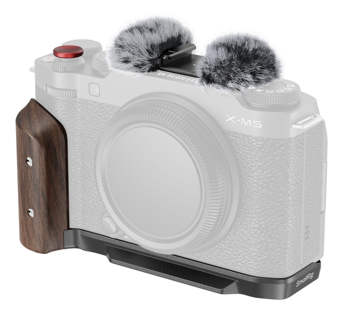 SmallRig 5260 Handvat voor Fujifilm X-M5 - Zwart/Hout