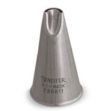 Staedter Nr. 81 Halfronde met punt, zilver, 5 mm