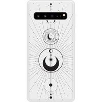 Samsung Siliconen hoesje compatibel met Galaxy S10 5G Moon Circles
