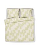 HEMA Housse de couette 200x200/220 cm coton doux organique (vert)