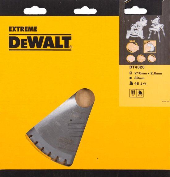 DeWALT DT4320-QZ Cirkelzaagblad - Ø 216mm - 48T - Hout