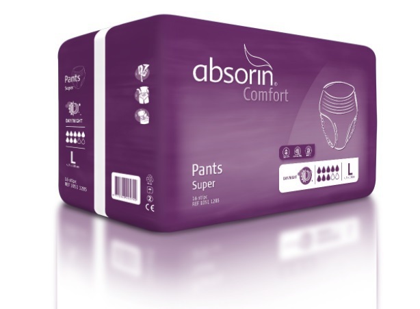 Absorin Comfort pants super large tot 130 cm 16 stuks