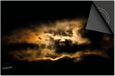Dietrix Inductie beschermer 78x52 - Dietrix Kookplaat beschermer - Black en Gold - Wolken goud zwart
