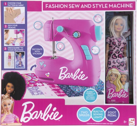 Barbie Naaimachine met Pop