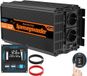 EDECOA 2500W Omvormer 12v naar 230v Zuivere Sinus Inverter
