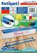 FATIGATI SRL Handvat van metaal, 130 cm, lichtblauw 29613