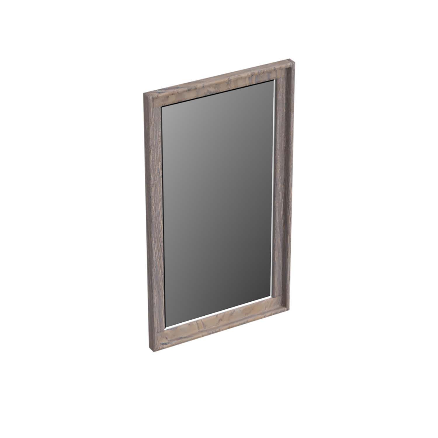 Forzalaqua Spiegel forzalaqua reno vierkant 40x2x70 cm eiken silver grey