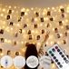 Guirlande lumineuse à clips - Alimentation USB ou pile - 100 LED 10M fil de cuivre guirlande lumineuse suspendue