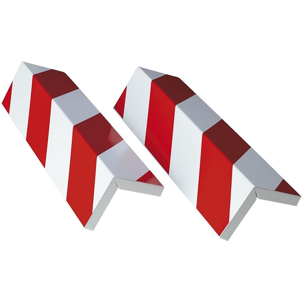 Car Plus Garage Bumper Guards 40 x 12 cm Foam Red/White - 2 Pieces