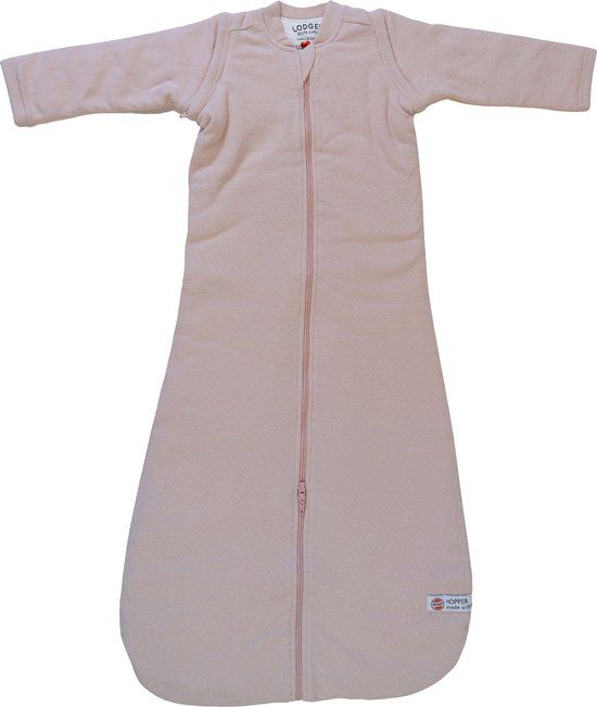 Lodger Babyslaapzak 80cm - Afritsbare Mouwen - Roze - Winter - Meisjes
