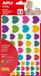 APLI Kids Hartjes Stickers, 624 Stuks, Meerkleurig