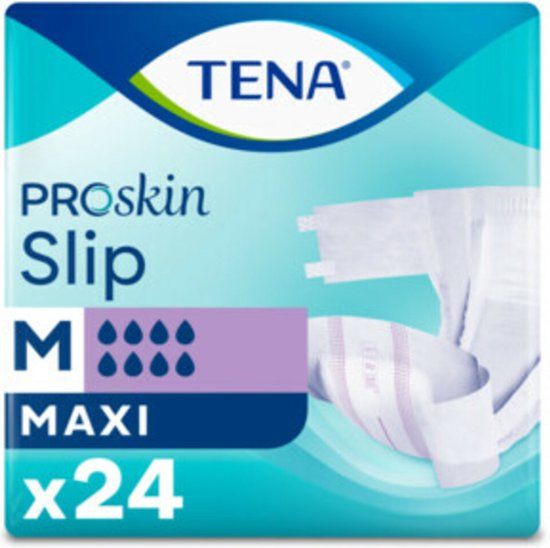 TENA ProSkin Slip Maxi M - 24 stuks - Incontinentiebroekjes voor vrouwen - Zwaarder urineverlies