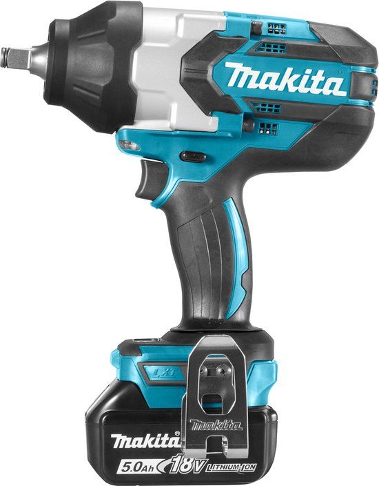 Makita DTW1002RTJ 18V Accu Slagmoersleutel Set (2x 5.0Ah) + Mbox - 1000Nm - Koolborstelloos