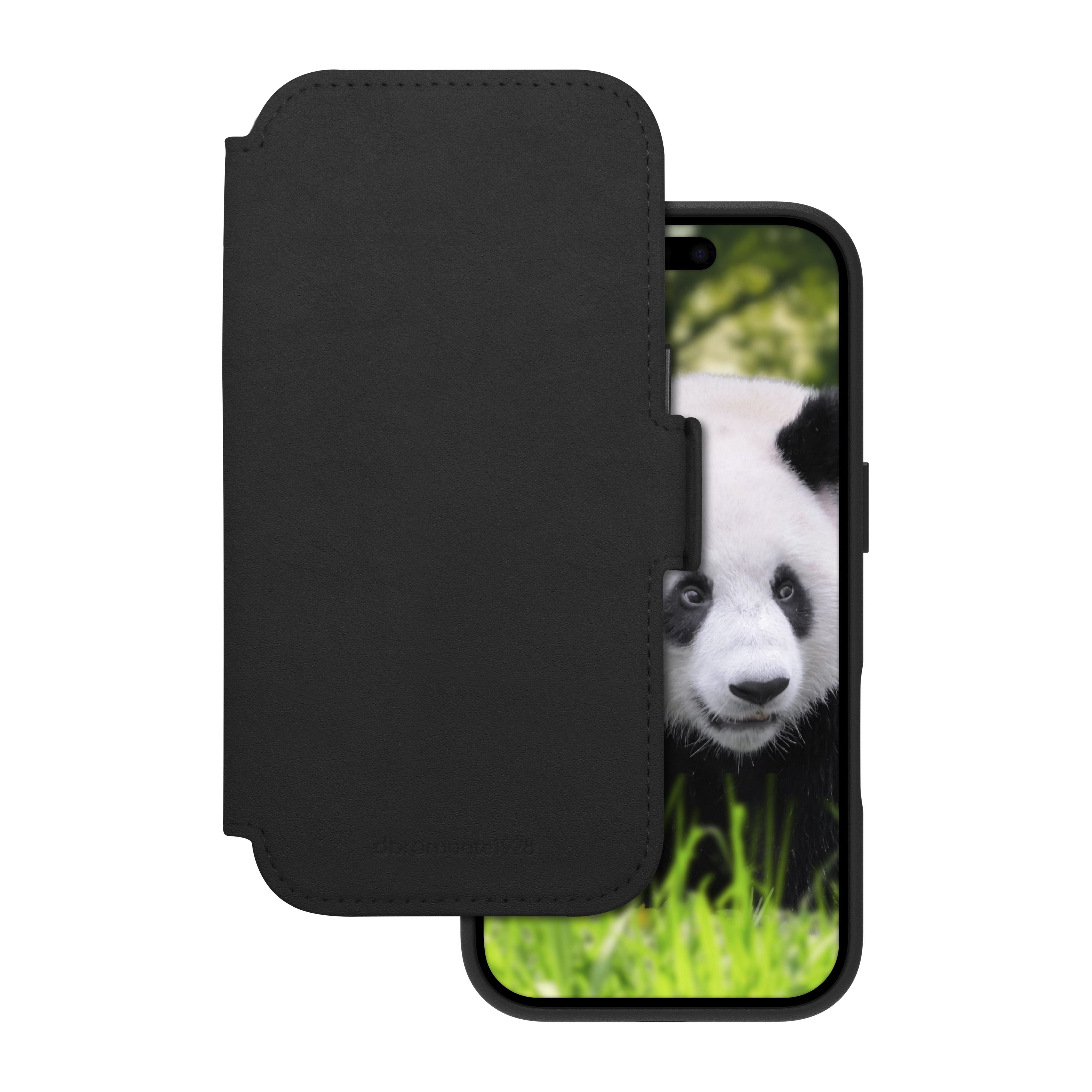 dbramante1928 Lynge iPhone 17 Folio Case - Black Leather with MagSafe