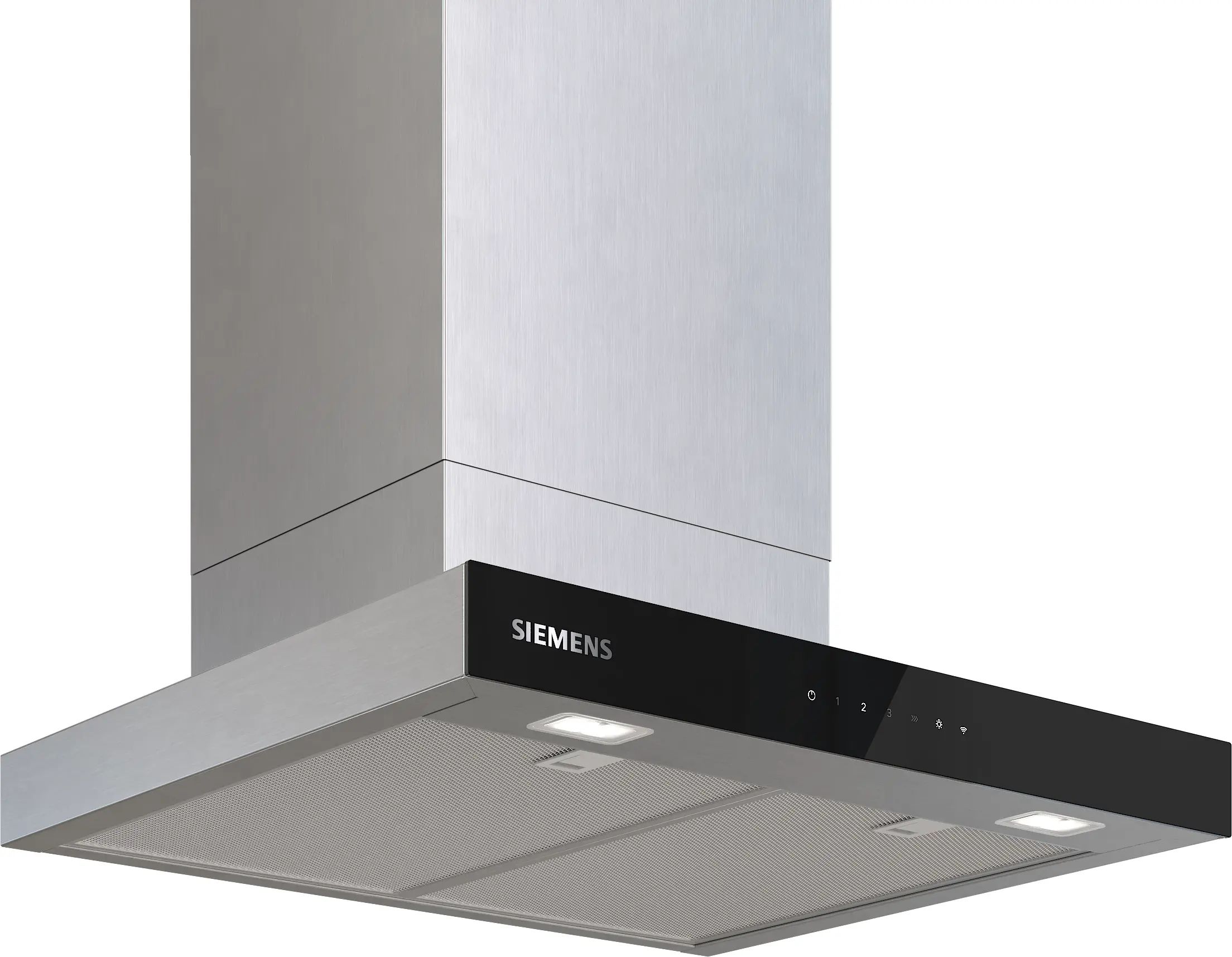 Siemens iQ500 LC67BDN30 Afzuigkap Muurmontage Zwart, Roestvrijstaal 699 m³/uur