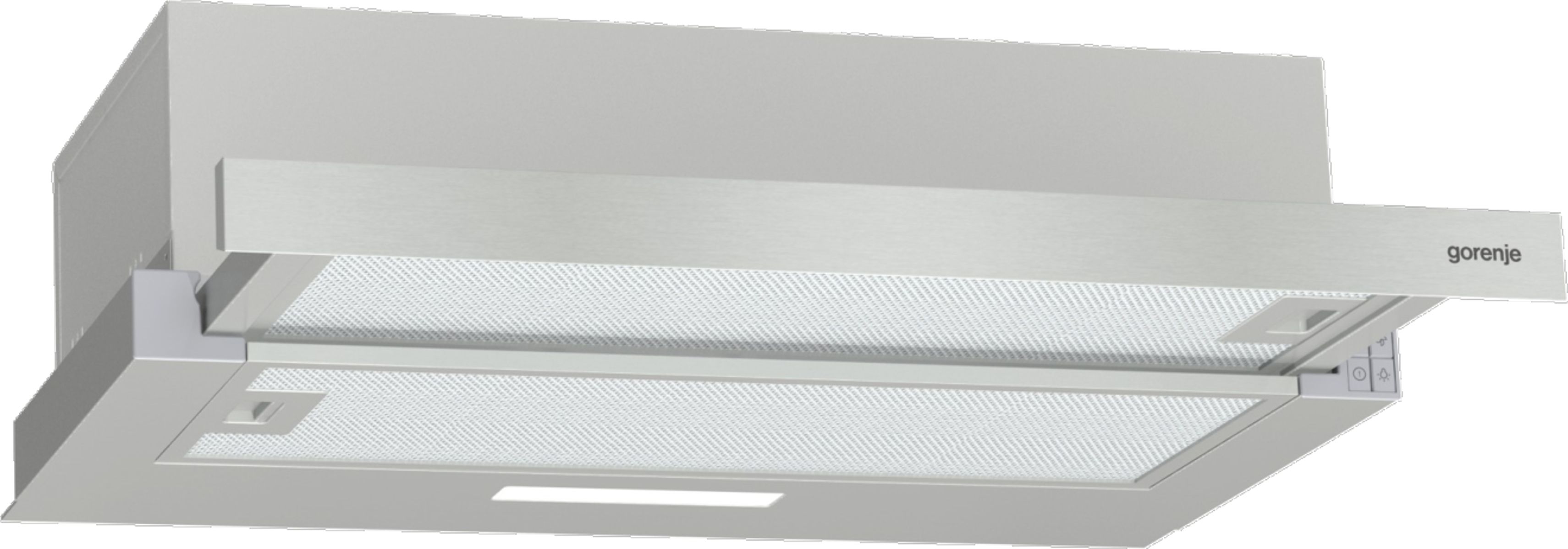 Gorenje TH62E3X - Inbouw afzuigkap - Roestvrijstaal - 350 m³/uur - C